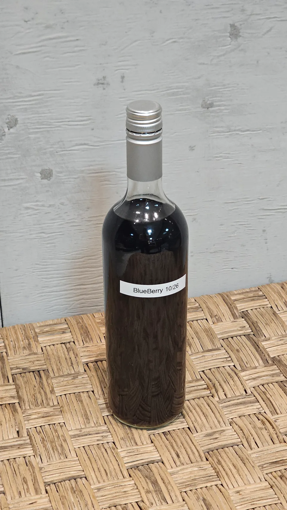 Garrafa de Fermentado de Blueberry